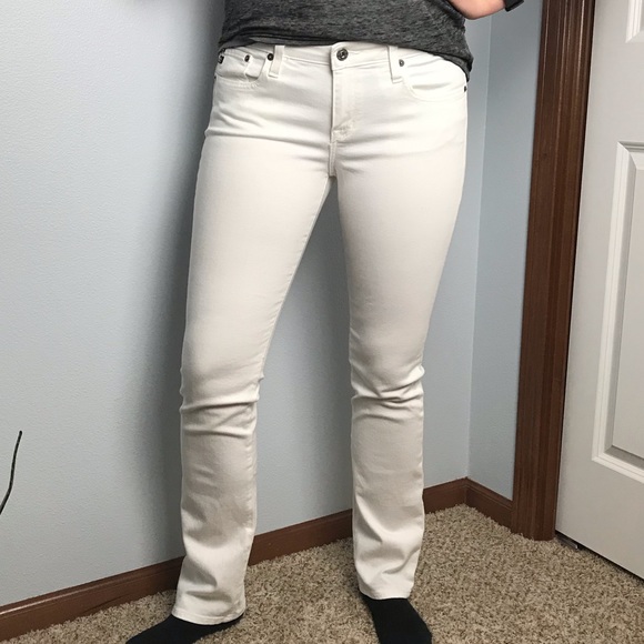 White Big Star Straight Jeans - Picture 2 of 8